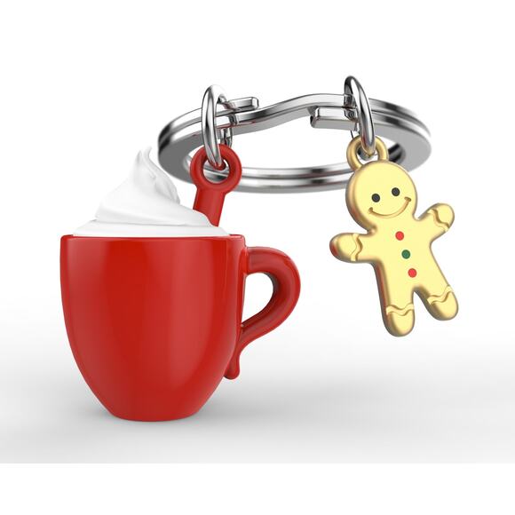 Metalmorphose 3D Hot Chocolate Keychain in Gift Box - Picture 1 of 3
